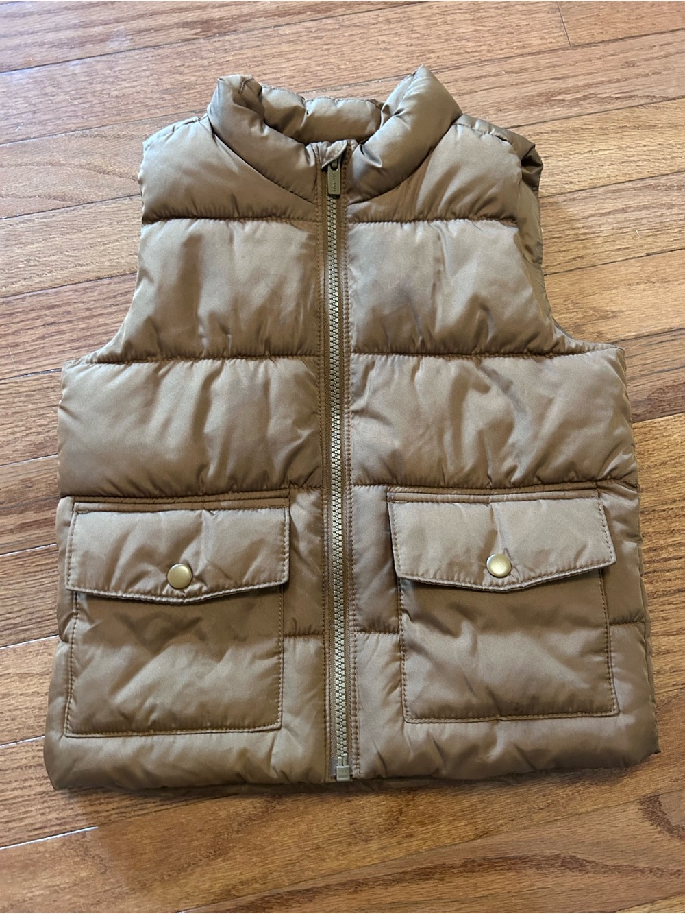 Old Navy Tan Puffer Vest